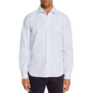 Bloomingdales Mens Pinstripe Button Down Shirt 2XL